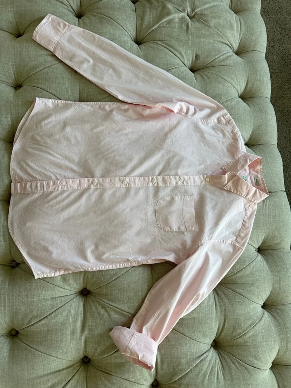 J. Crew Pale Pink Slim Button-Down Shirt